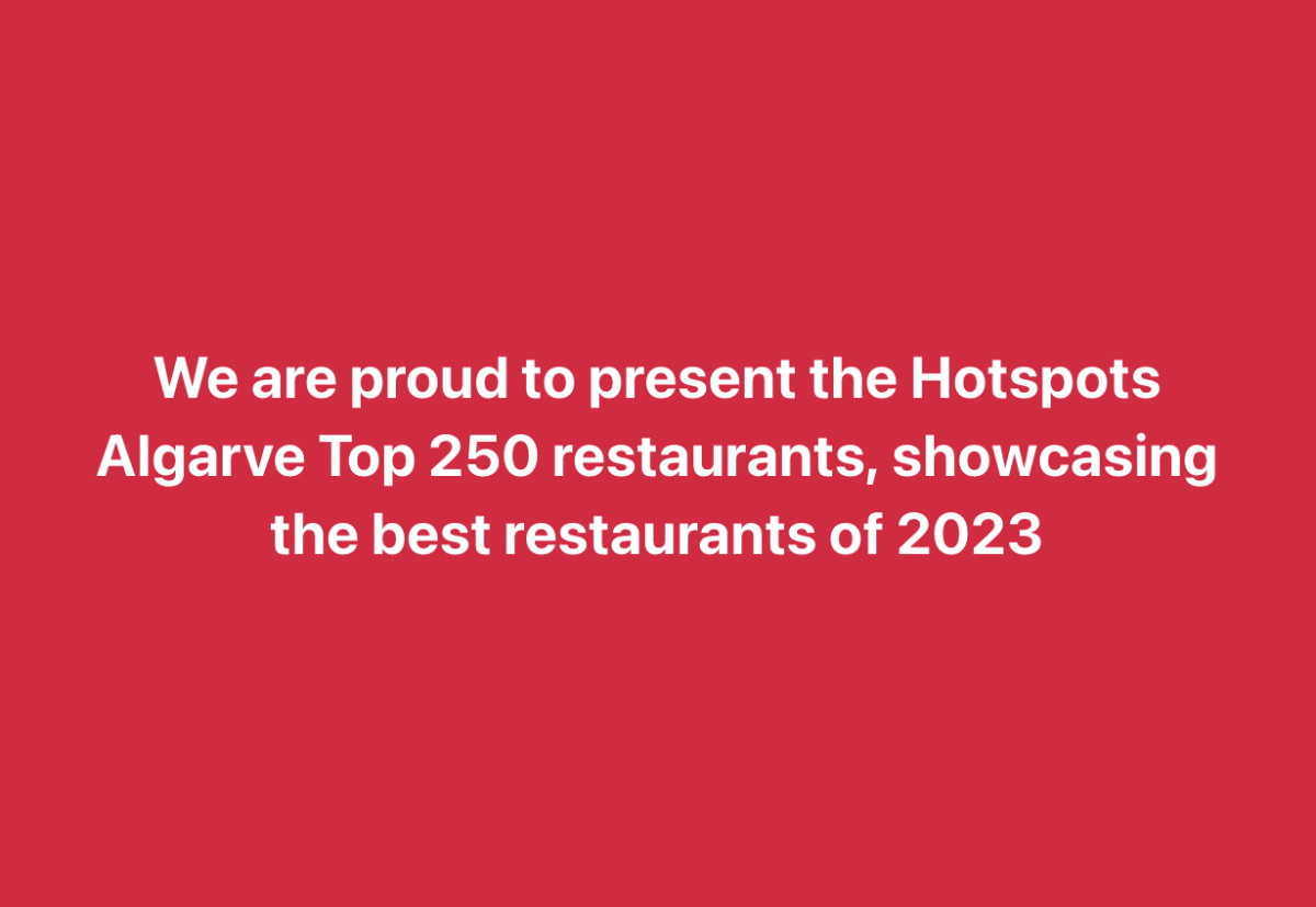 Top 250 Restaurants 2023 List, Algarve