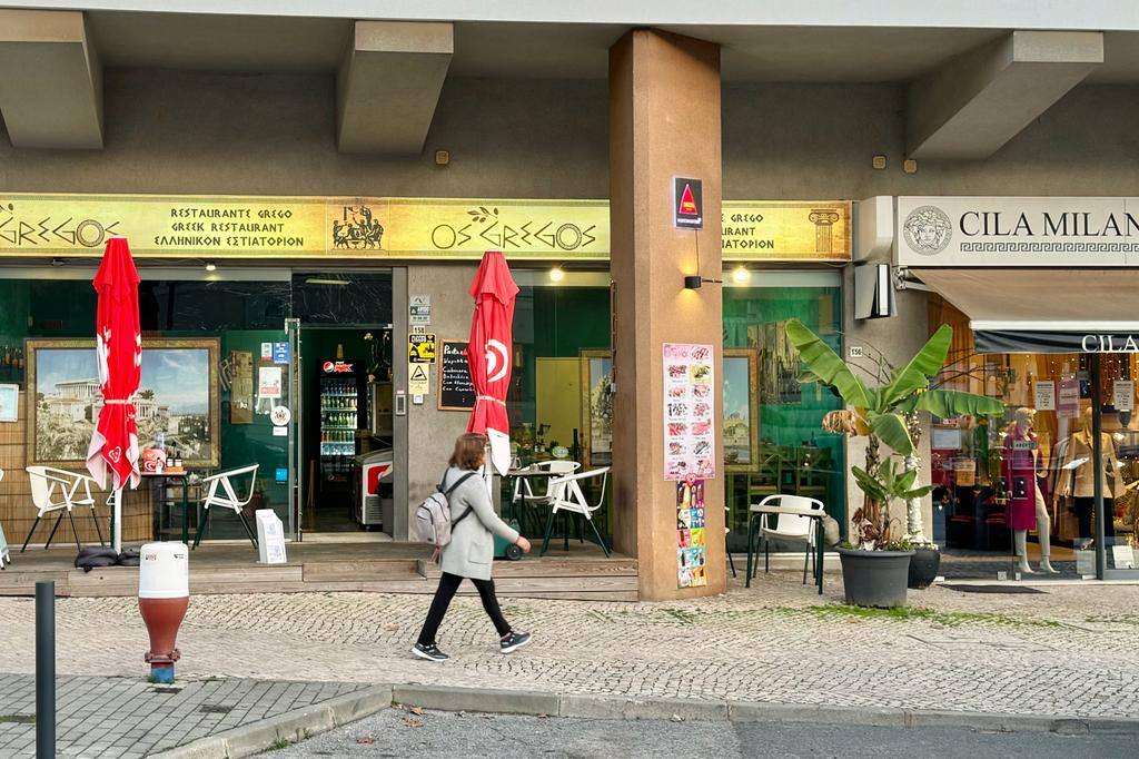 Os Gregos cafe restaurant, Albufeira